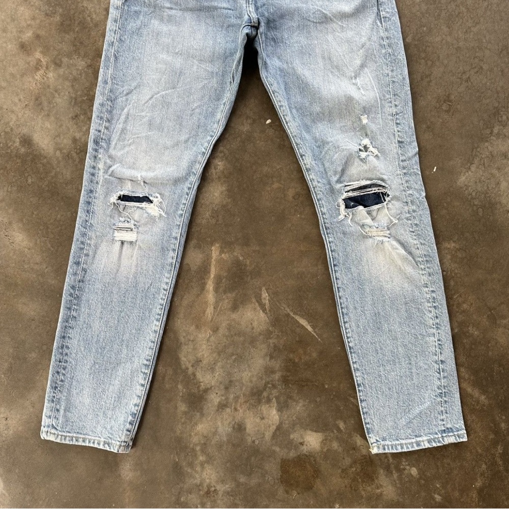 H&M Light Blue Distressed Jeans - Picture 3 of 16